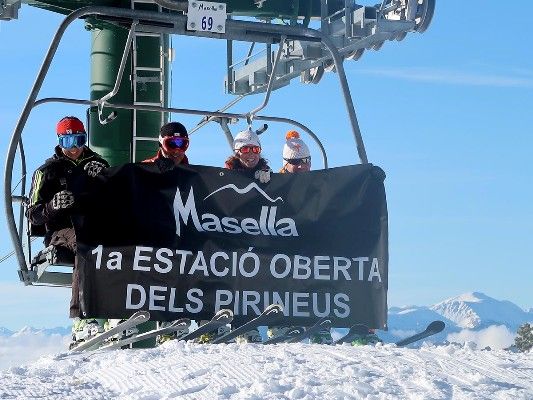 Hoy jueves 24 de noviembre, la estación de Masella ha inaugurado la temporada 2016-17