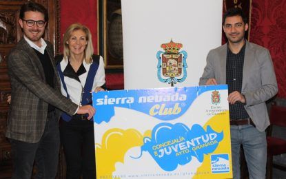 Ayuntamiento de Granada y Cetursa promocionan el esquí entre los jóvenes