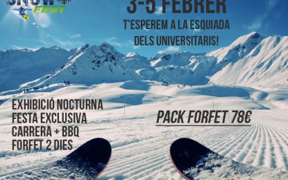 La II edición de la Snowfest llega el próximo fin de semana en Espot   