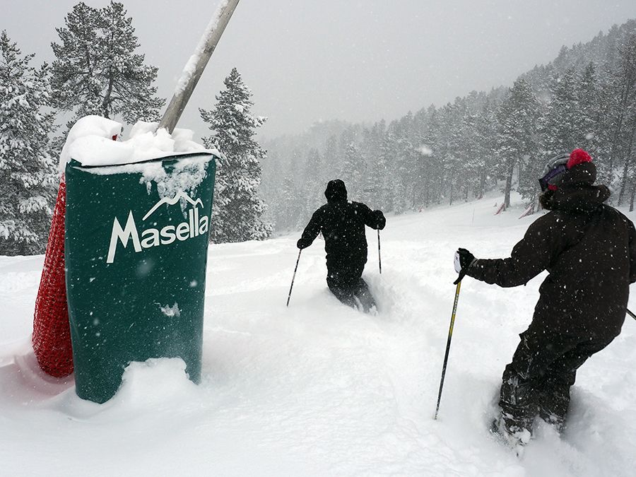 Fotos y vídeo Masella hoy