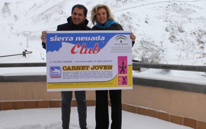 Más de 300.000 jóvenes andaluces podrán disfrutar de descuentos en la estación de esquí de Sierra Nevada