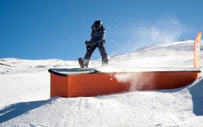 Sierra Nevada dispone del snowpark Sulayr casi al completo