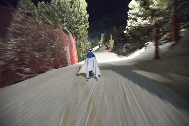 La esperada esquiada nocturna de la Vall de Núria
