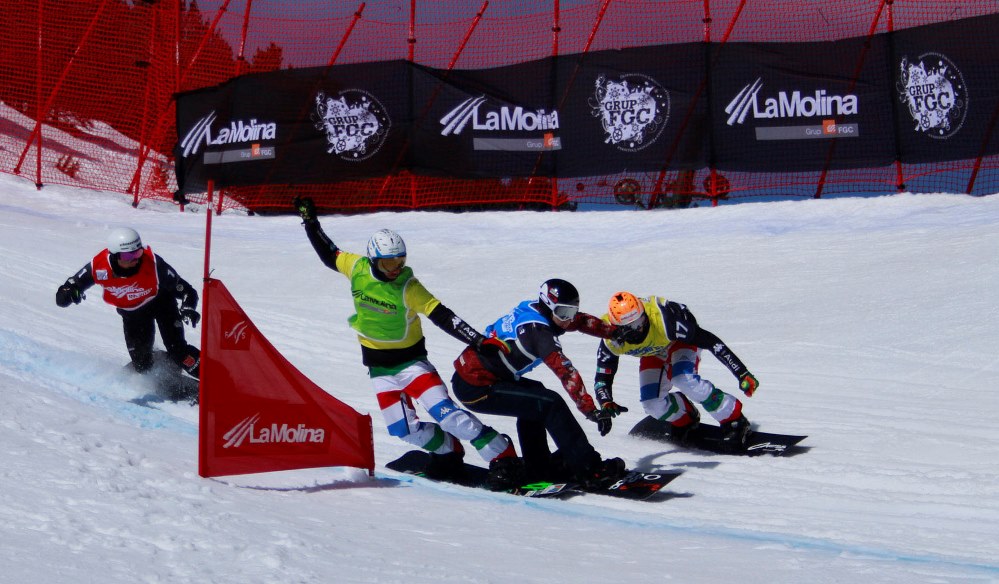 La Molina acoge la Copa del Mundo de snowboard cross FIS con espesores de récord