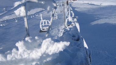 Valdesquí: nevadas fuertes