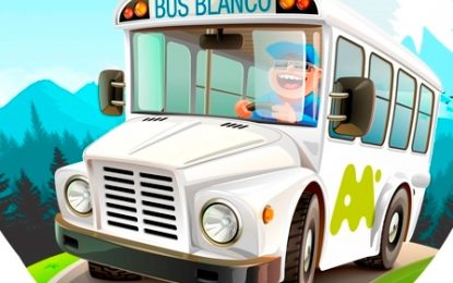 Vuelve Bus Blanco de Aramón