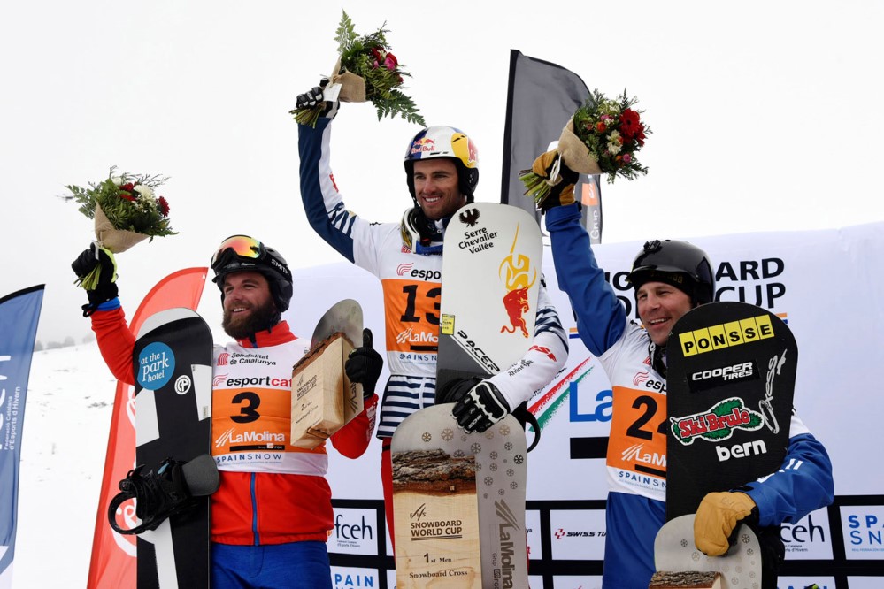 Francia e Italia se llevan el oro en la Copa del Mundo de snowboard cross FIS en La Molina