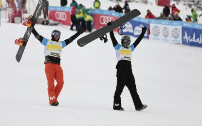 Regino Hernández y Lucas Eguibar hacen historia en SN2017 en Snowboardcross