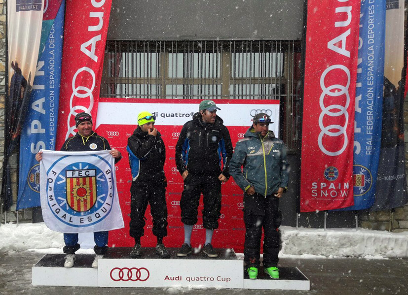 Los Campeonatos de España de esquí alpino U16/14 en Aramón Cerler marcan el fin de una competida Copa de España Audi