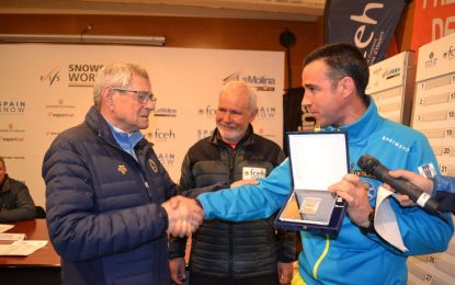 Hans Breitfuss y La Molina Club d’Esports galardonados en el marco de la Copa del Mundo de snowboard cross de La Molina