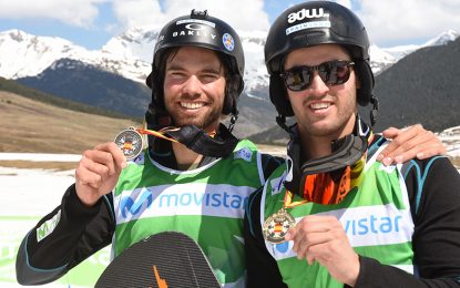 Lucas Eguibar y Alba Terés ganan los Campeonatos de España Absolutos de Snowboardcross en Baqueira Beret