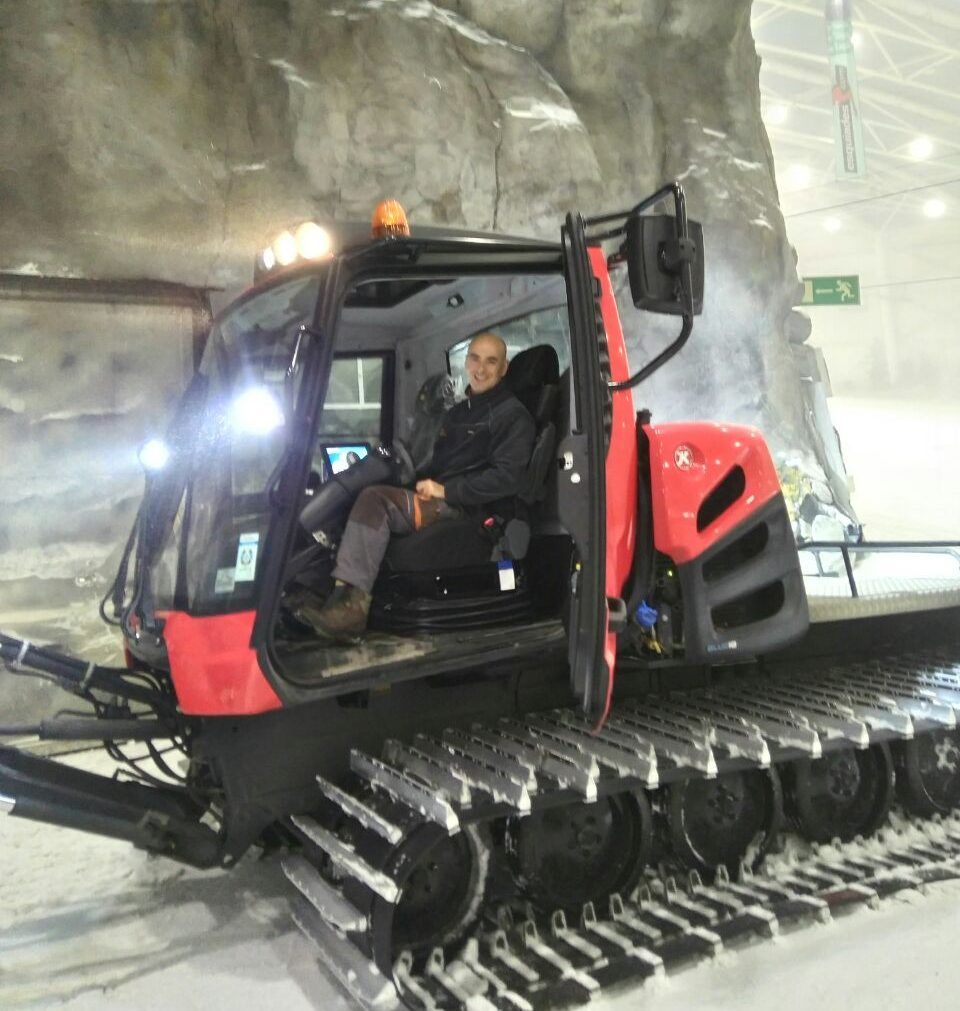 Nivología, y procedimiento para construir un snowpark indoor