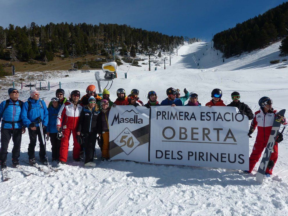 Masella es la primera estación de abrir en los Pirineos