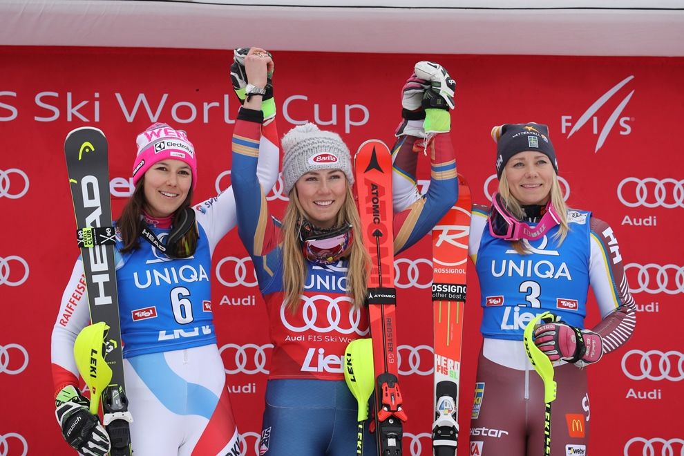 Práctica victoria de Mikaela Shiffrin en el slalom de Lienz (Austria) de la Copa del Mundo de Esquí Alpino