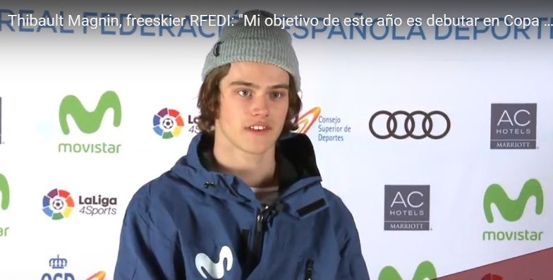 Objetivos de Thibault Magnin, freeskier RFEDI