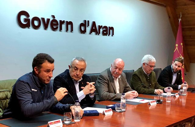 El ejecutivo del Comité Olímpico Español visita la Val d’Aran en claro apoyo a los deportes de invierno