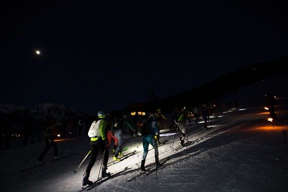 Cronoescalada nocturna en Candanchú