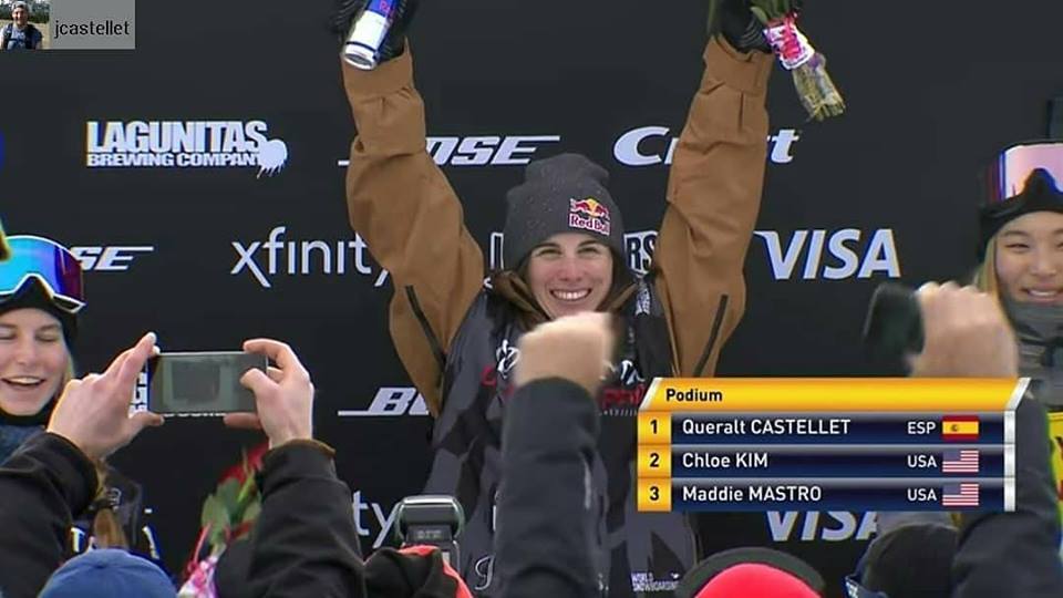 Vídeo Queralt Castellet y Shaun White ganan Copa del Mundo Aspen Snowmass