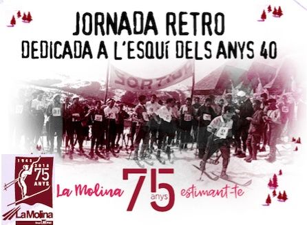 La Molina viaja en el tiempo con la Jornada Retro y la Noche de les 75 Antorchas