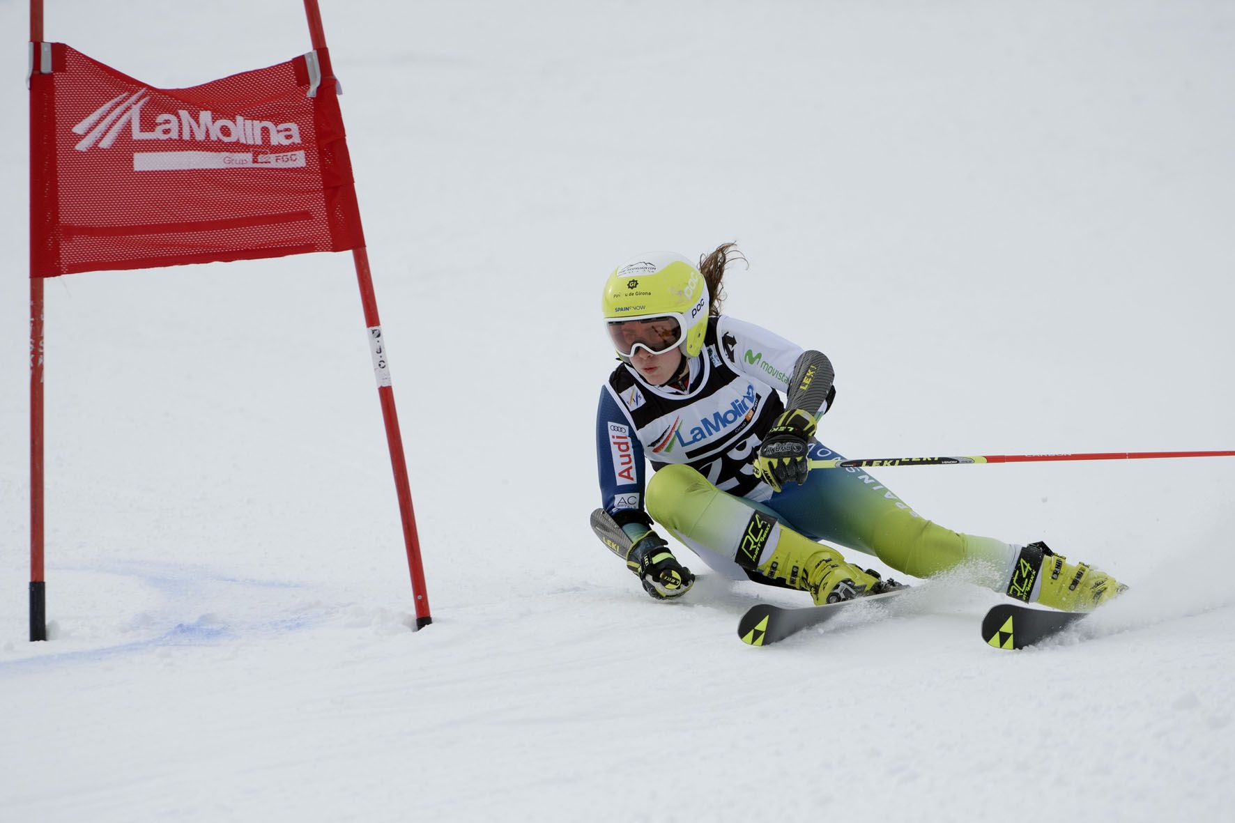 Júlia Bargalló consigue su mejor resultado de gigante en la Copa de Europa de La Molina