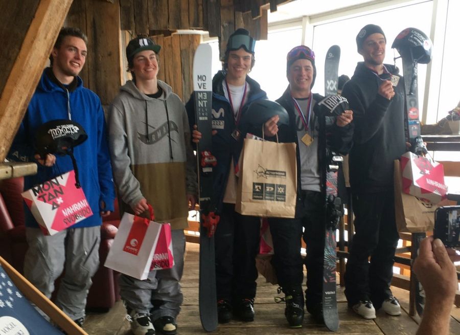 El freeskier de la RFEDI el tercer puesto en la Copa de Europa de esquí freestyle en Vogel 