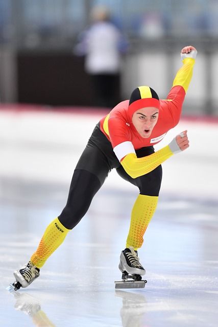 Nil Llop y Ainoa Carreño en la Final de la Copa del Mundo Junior de Velocidad