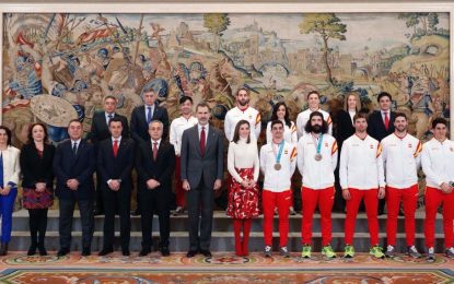 Recepción de la delegación olímpica española en la Casa Real