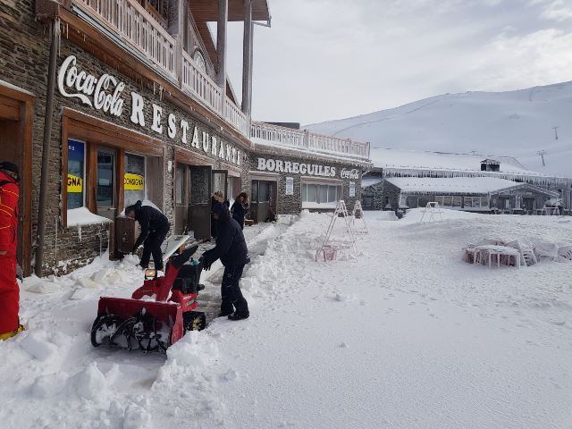 Fotos de hoy desde Sierra Nevada