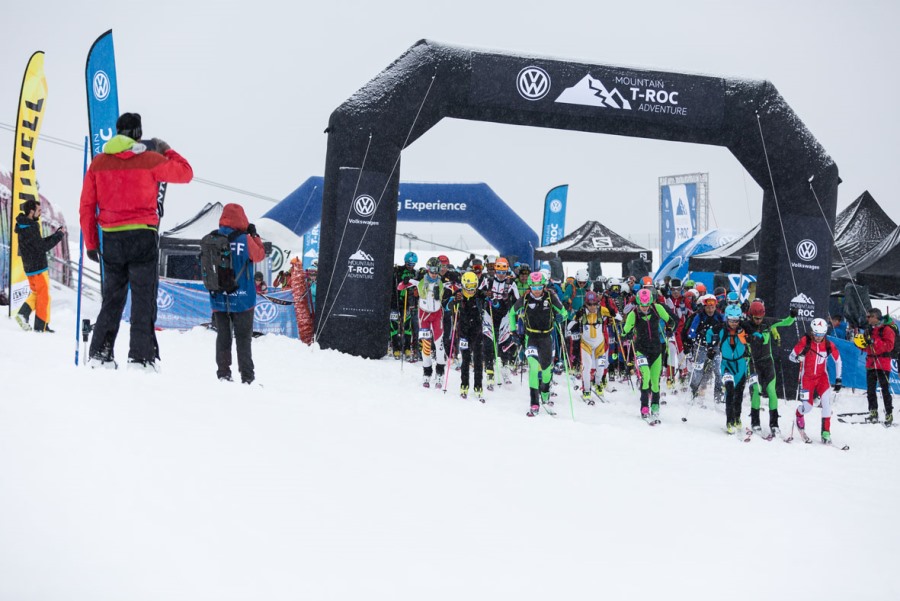 La competición de esquí Mountain T-Roc Adventure reúne a más de 120 participantes en su primera edición en La Molina
