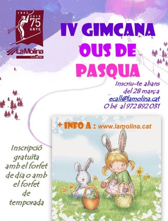 IV Gimcana «Huevos por Pascua» en La Molina
