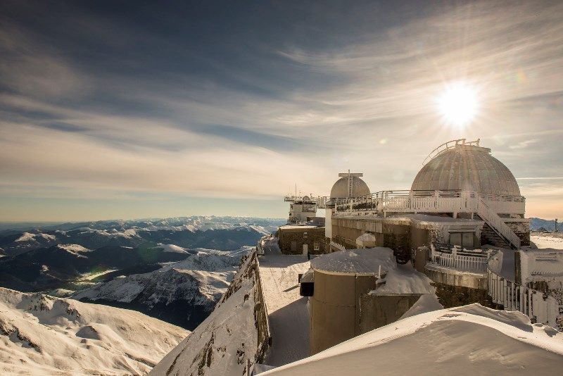 El placer de la nieve en primavera