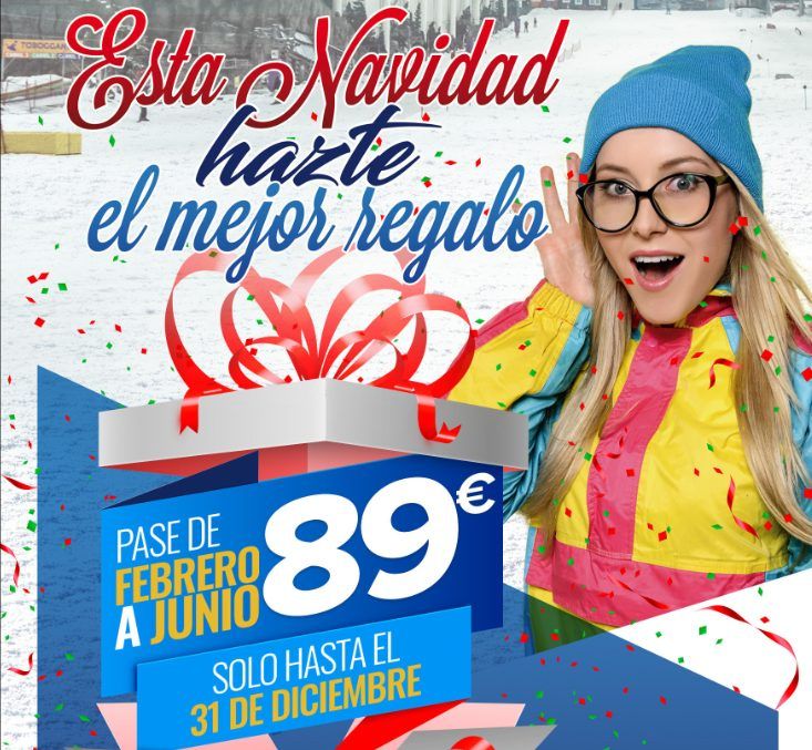 Madrid SnowZone celebra la Navidad con un pase de temporada por 89 euros
