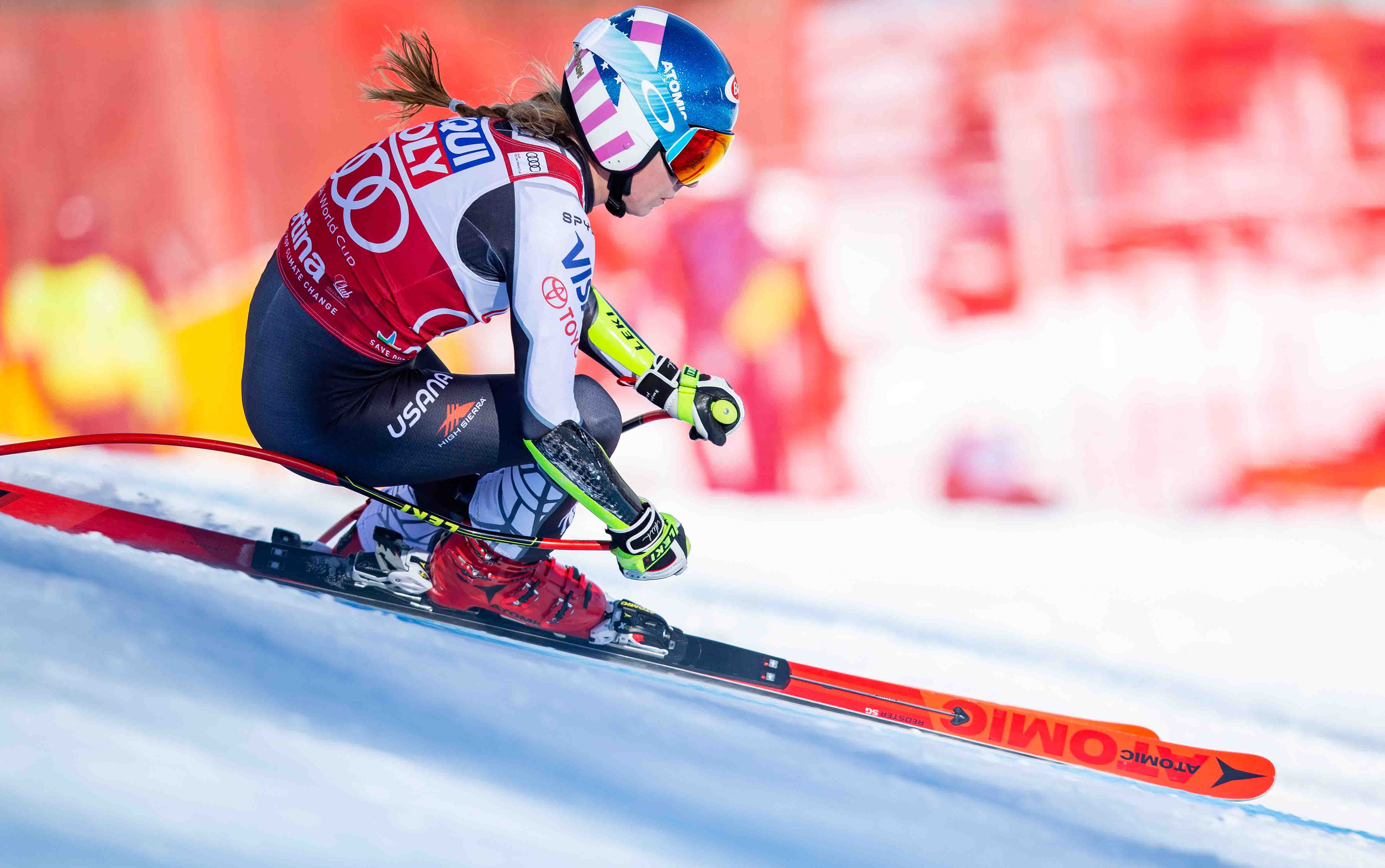 Triunfo de Mikaela Shiffrin en el Súper Gigante de Cortina