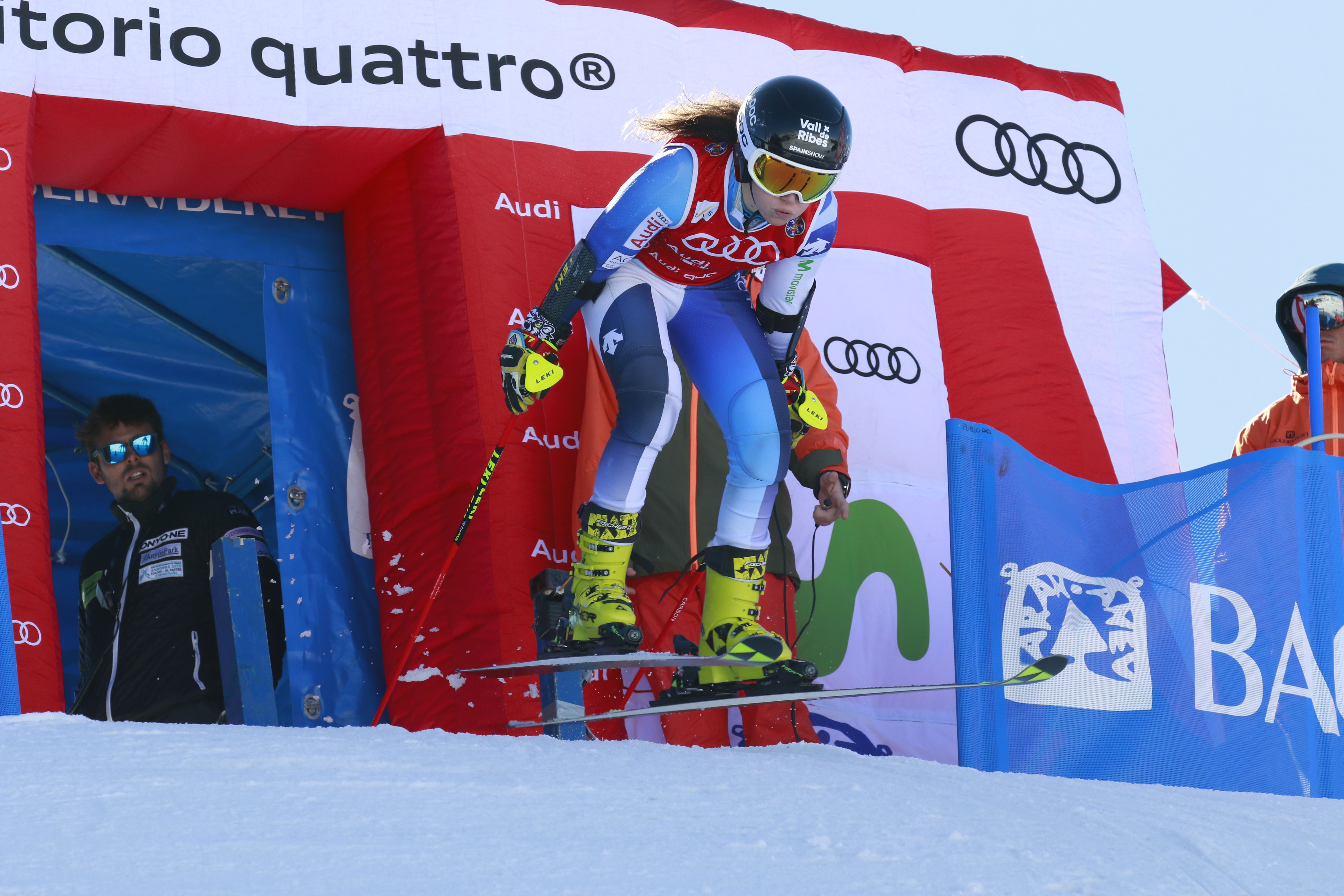 Núria Pau y Aingeru Garay, campeones de España Absolutos de gigante en Baqueira Beret