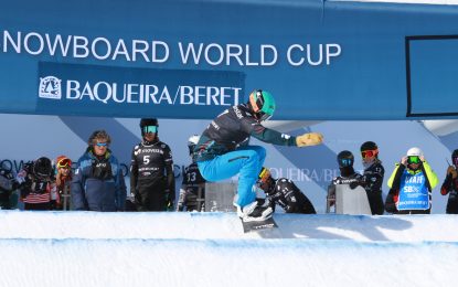 Regino Hernádez y Lucas Eguibar, preparados para la Copa del Mundo de snowboard cross de Baqueira Beret