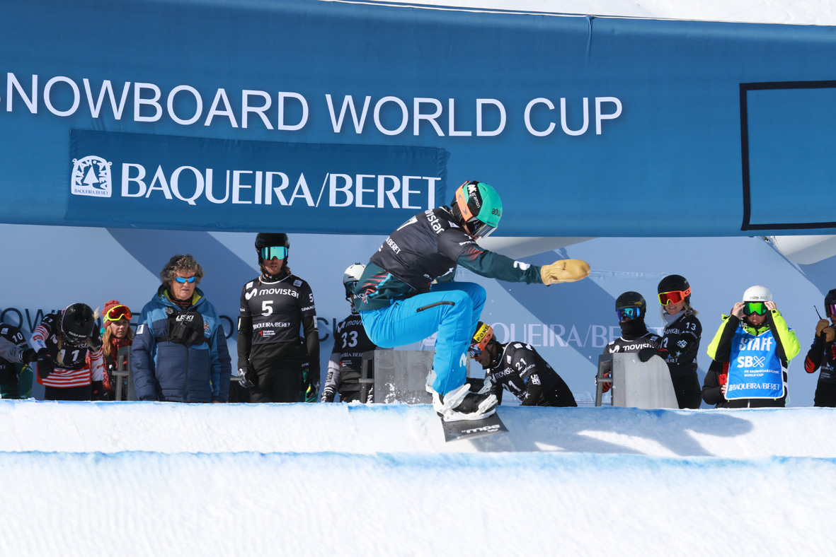 Regino Hernádez y Lucas Eguibar, preparados para la Copa del Mundo de snowboard cross de Baqueira Beret