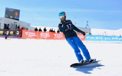 Lucas Eguibar gana la clasificatoria de la Copa del Mundo de snowboard cross FIS de Baqueira Beret