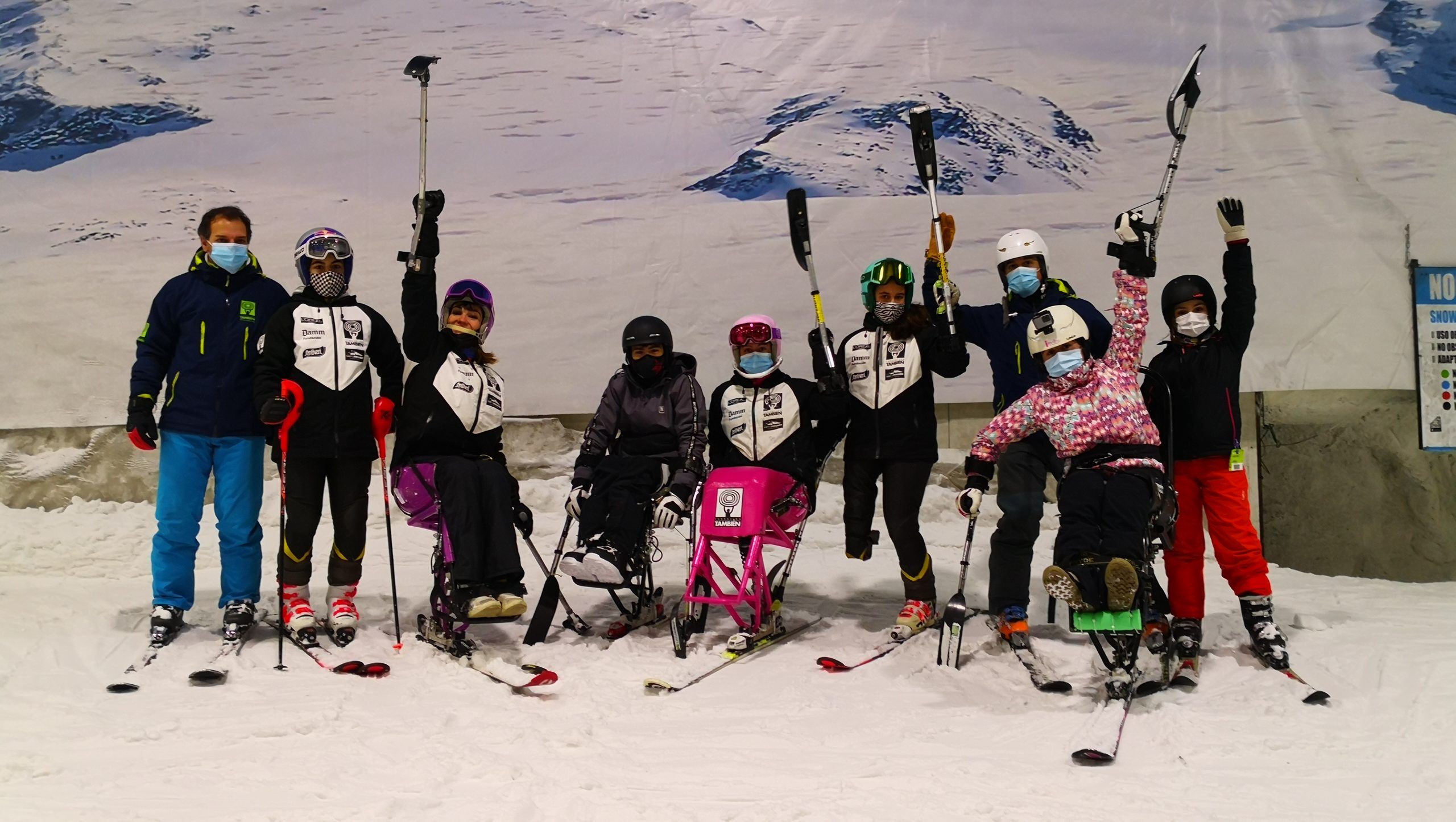 Estas Navidades Madrid SnowZone acerca la nieve a niños con discapacidad