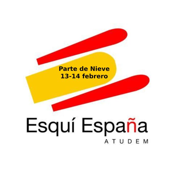 Parte nieve para finde 13 y 14 febrero
