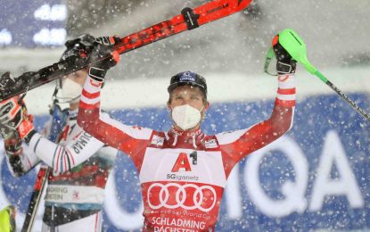 Marco Schwarz gana el slalom de Schladming