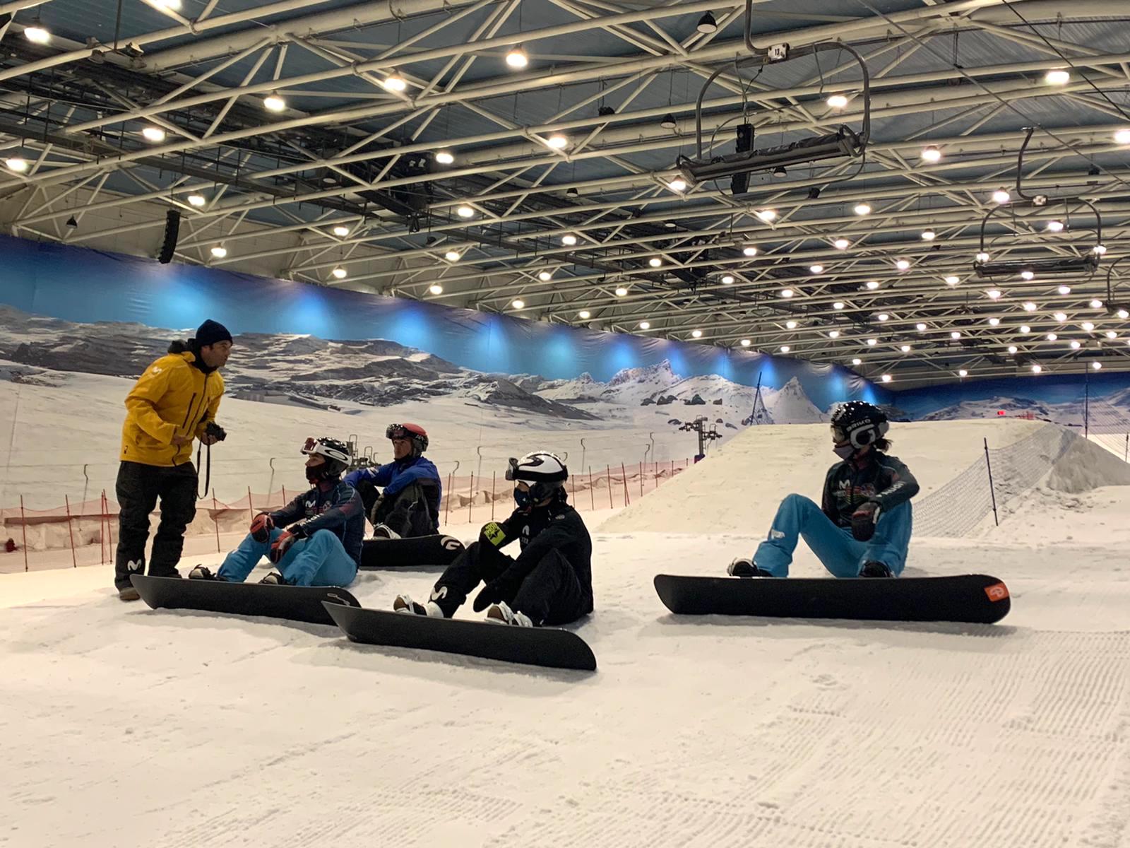 Los deportistas Spainsnow en plena preparación para los JJOO de invierno Beijing 2022