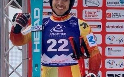 Ander Mintegui hace historia con un 2º en el Super Gigante del Campeonato del Mundo Júnior de Châtel (FRA)