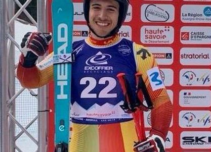 Ander Mintegui hace historia con un 2º en el Super Gigante del Campeonato del Mundo Júnior de Châtel (FRA)
