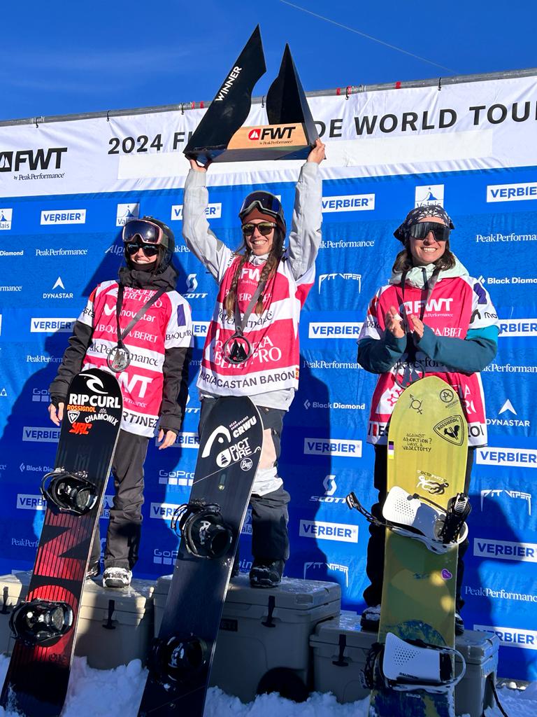 Núria Castán gana en Verbier, prueba inaugural del Freeride World Tour