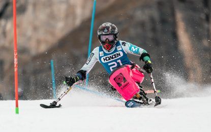 Audrey Pascual en el PARA ALPINE SL de  Wildschönau 