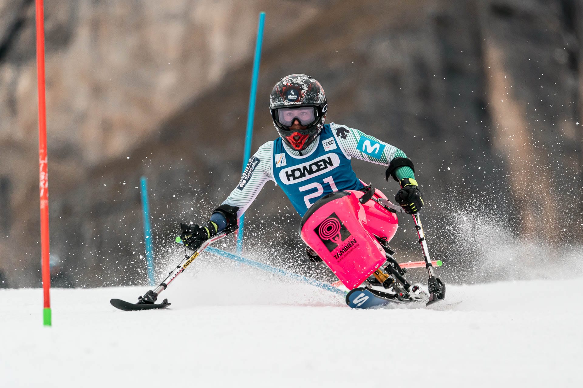 Audrey Pascual en el PARA ALPINE SL de  Wildschönau 