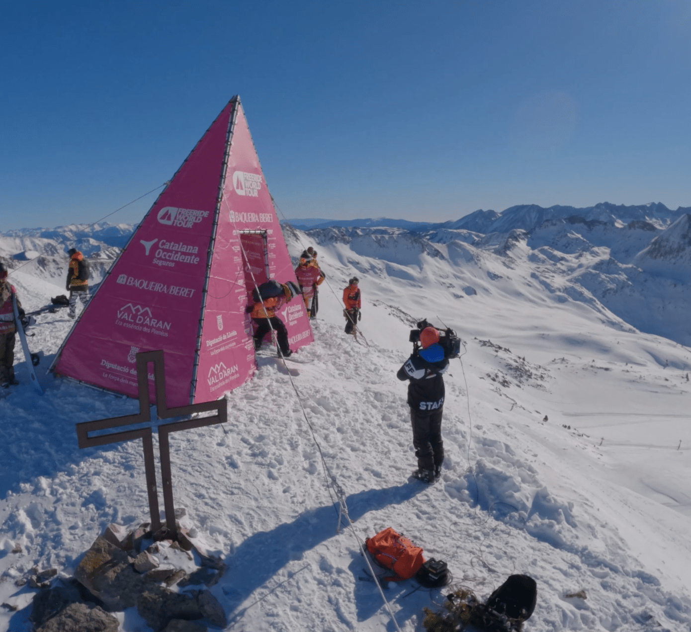 La freerider Núria Castán afronta con ganas el Freeride World Tour Baqueira Pro by Movistar para luchar por el título